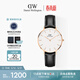 丹尼爾惠靈頓（DanielWellington）DW女士手表小眾輕奢流金皮質(zhì)石英腕表送女友生日禮物DW174