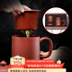 千壽堂 紫砂杯辦公茶杯子 宜興內膽過(guò)濾原礦底槽清五件杯尚仕杯