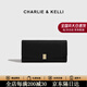 CHARLIE&KELLI CK品牌包包女款2026新款女士錢(qián)包簡(jiǎn)約卡包手拿包生日禮物女 黑色【京倉配送 限定禮盒款】
