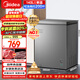 美的（Midea）143L單溫家用冰柜減霜冷藏冷凍柜兩用小冰柜一級能效節能冷柜小型冰箱BD/BC-143KMF(E)國家補貼