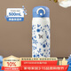 膳魔師（THERMOS）保溫杯500毫升男女士316不銹鋼保冷水杯子TCMO-500FS-WH(青花Ⅲ)