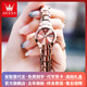 歐利時(shí)（OLEVS）瑞士認證品牌手表女簡(jiǎn)約氣質(zhì)女士手表鎢鋼雙日歷夜光防水石英腕表 OLEVS-8697女-鎢鋼玫金色