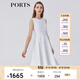 PORTS寶姿春夏新品女裝正常小領(lǐng)型無(wú)袖中長(cháng)連衣裙LM8D108MWC064 奶白色 S (4)