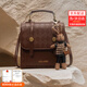 BLACKKISS多功能小背包可斜挎包包女2025新款韓版時(shí)尚雙肩包劍橋背包英倫風(fēng) 棕色（高顏值+高品質(zhì)） 