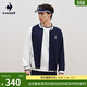 樂(lè )卡克（Le coq sportif）法國公雞夏季男士休閑運動(dòng)外套輕薄時(shí)尚夾克 藏青色 3XL