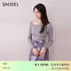 SNIDEL春夏個(gè)性不對稱(chēng)斜肩帶修身針織衫上衣SWNT251212 灰色 均碼 (F)