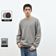 太平鳥(niǎo)男裝毛衣【慵懶毛衣】冬季休閑毛衣男肌理毛衫潮 灰色(寬松)第二批 L