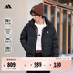 adidas 戶(hù)外保暖鴨絨羽絨服男女同款秋冬阿迪達斯官方輕運動(dòng)   黑色(推薦選大一碼)   XXS