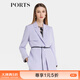 PORTS寶姿女裝長(cháng)袖常規夾克LM9J044LWT003 薰衣草紫 S (4)