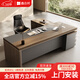 鑫合邦E0級老板桌辦公桌椅組合簡(jiǎn)約現代經(jīng)理主管辦公桌輕奢總裁桌大班臺 【升級E0級板材】1.6米老板桌