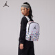 Jordan耐克AJ兒童書(shū)包男女童雙肩包 Nike中小學(xué)生背包 純白色 2T/4T