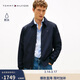 Tommy Hilfiger【輕薄防水】26春夏新款男裝休閑通勤彈力翻領(lǐng)行政夾克外套