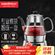金灶（KAMJOVE）電茶壺電熱水壺養生壺燒水壺茶具蒸汽噴淋煮茶器煮茶壺雙內膽 E85 0.8L 銀色