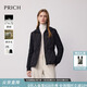 PRICH【90%鵝絨+綿羊毛】時(shí)尚針織拼接收腰羽絨服2025冬季新款新年 19黑色 XL 175