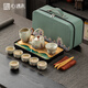 心遇禮汝窯茶具整套套裝故宮高檔文創(chuàng  )伴手禮新居喬遷禮品男生生日禮物男