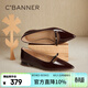 千百度（C.BANNER）【騏驥紅】蝴蝶結女單鞋2025秋季新款晚晚鞋A25479382 酒紅色 39