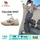 駱駝（CAMEL）男鞋復古慢跑步透氣緩震休閑運動(dòng)鞋子 K15C09L7029 卡布棕 42