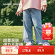 巴拉巴拉【balaOne】巴拉巴拉童裝兒童長(cháng)褲女童2026新款春秋裝直筒牛仔褲 元氣藍88101 100