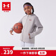 安德瑪（Under Armour）男女童加絨連帽針織外套2024秋冬保暖外套244124101
