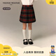 Teenie Weenie Kids小熊童裝26年新款女童寶寶學(xué)院格紋A版百褶裙 混色 140 cm