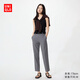 優(yōu)衣庫加長(cháng)款女裝彈力九分褲/西褲褲子26春夏新款482167 482169 482167/05天灰色 M