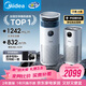 美的（Midea）【無(wú)霧加濕器】R8空氣凈化器加濕一體鼻炎家用甲醛數顯除煙味異味過(guò)敏原吸貓毛空氣凈化機
