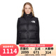 北面（The North Face）美版1996 RETRO NUPTSE羽絨馬甲男女款700蓬 NF0A3JQS女款LE4-黑色 M