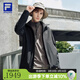 斐樂(lè )（FILA）官方男士上衣兩件套健身運動(dòng)保暖連帽外套 深黑-BK 2XL 185/104A/XXL