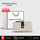 CHARLIE&KELLI女士錢(qián)包2026新款簡(jiǎn)約可愛(ài)卡通零錢(qián)包女款卡片包長(cháng)款便攜小包 黑色【八倉速發(fā) 品牌禮袋】