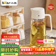小熊（Bear）油壺 調料瓶抗菌玻璃油瓶醬油瓶600ml 自動(dòng)開(kāi)合不掛油CX-W0058