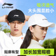 李寧（LI-NING）李寧大頭圍棒球帽鴨舌帽帽子男女寬帽檐硬頂高端遮陽(yáng)顯臉小運動(dòng)帽