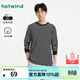 熱風(fēng)【商場(chǎng)同款】男士長(cháng)袖T恤春秋新款基本款百搭條紋打底上衣 19黑白 L