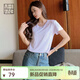 美洋（MEIYANG）情侶面膜套裝 牛奶絨男女款短袖T短褲束腳褲 白色T恤 M
