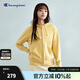 Champion冠軍連帽開(kāi)衫衛衣女2025春季新款純色拉鏈外套簡(jiǎn)約休閑 黃色 L