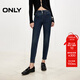ONLY秋季通勤百搭高腰小腳褲九分褲牛仔褲女|124449026 J35 510洗水牛仔藍 L (170) 72A