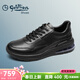 金利來(lái)（Goldlion）皮鞋男休閑鞋氣墊底運動(dòng)鞋男鞋新品厚底防滑男鞋跑步鞋男 黑色 40