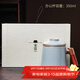 琦軒源汝窯泡茶杯簡(jiǎn)約喝水杯辦公室帶蓋過(guò)濾裝茶水分離生日禮物定制LOGO 云韻辦公杯-天青(檀木柄)+禮盒