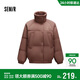 森馬（Semir）史努比系列羽絨服女立領(lǐng)寬松插肩袖2024冬三防外套109724113013