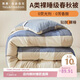雅鹿·自由自在被子秋冬季抗菌保暖棉大豆纖維被芯單雙人5斤150x200cm加州藍格