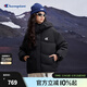 Champion冠軍連帽羽絨服女2024冬季新款潮牌短款保暖加厚外套戶(hù)外 黑色 M