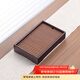 尚言坊竹制小型茶盤(pán)家用長(cháng)方形茶托盤(pán)可拆卸瀝水托盤(pán)瀝水蓄水干泡茶臺 1竹制卷席-小盛水茶盤(pán)27.5x17.5