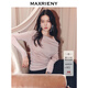 MAXRIENY迪木爾風(fēng)穿搭套頭針織衫冬款肌理感長(cháng)袖上衣女 淺藕粉 S