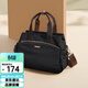 高爾夫（GOLF）包包女包手提包單肩包斜挎包女手機ipad包時(shí)尚休閑輕便旅游通勤包 優(yōu)雅黑