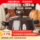 愛(ài)仕達（ASD）陶瓷煲砂鍋家用煲湯熬藥煮粥煲仔飯燉鍋養生湯鍋大肚煲明火使用 （適用4-7人） 4.5L