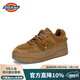 Dickies女士冬季棉鞋加絨保暖低幫雪地靴舒適時(shí)尚休閑鞋 黃棕    36   