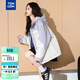 唐獅（TonLion）2026春秋季女連帽拼色工裝外套 L