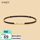 viney牛皮腰帶女時(shí)尚裝飾搭配裙帶外穿束腰封百搭學(xué)生休閑皮帶生日禮物