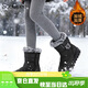SooGree雪地靴女靴冬季防寒防潑水鞋子高筒加絨加厚保暖棉鞋靴子戶(hù)外踩雪