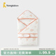 童泰（TONGTAI）嬰兒包被秋冬季純棉夾棉新生兒抱被初生寶寶防驚跳裹巾抱毯 粉色 90x90cm