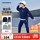 匡威Converse童裝男童純棉毛圈衛衣+長(cháng)褲2件套2025春季兒童衛衣套裝